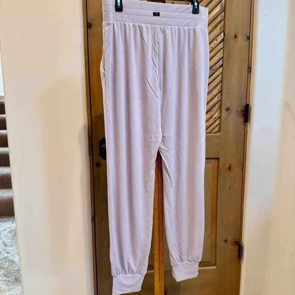 NWOT Victoria’s Secret L pale mauve lounge jogger pajama pants w/ pockets - Picture 2 of 5